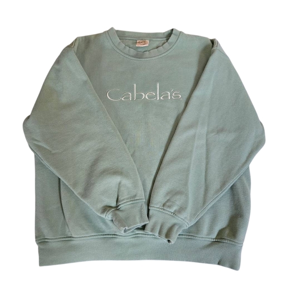 Cabela's Tops - Cabela's Green Crewneck Sweatshirt